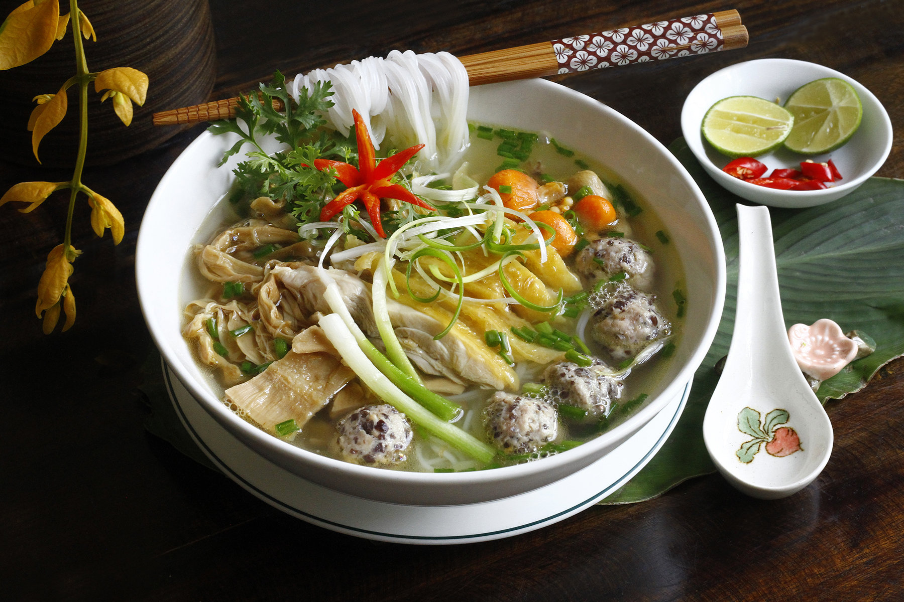 Món ăn có sự kết hợp hài hòa giữa nhiều nguyên liệu